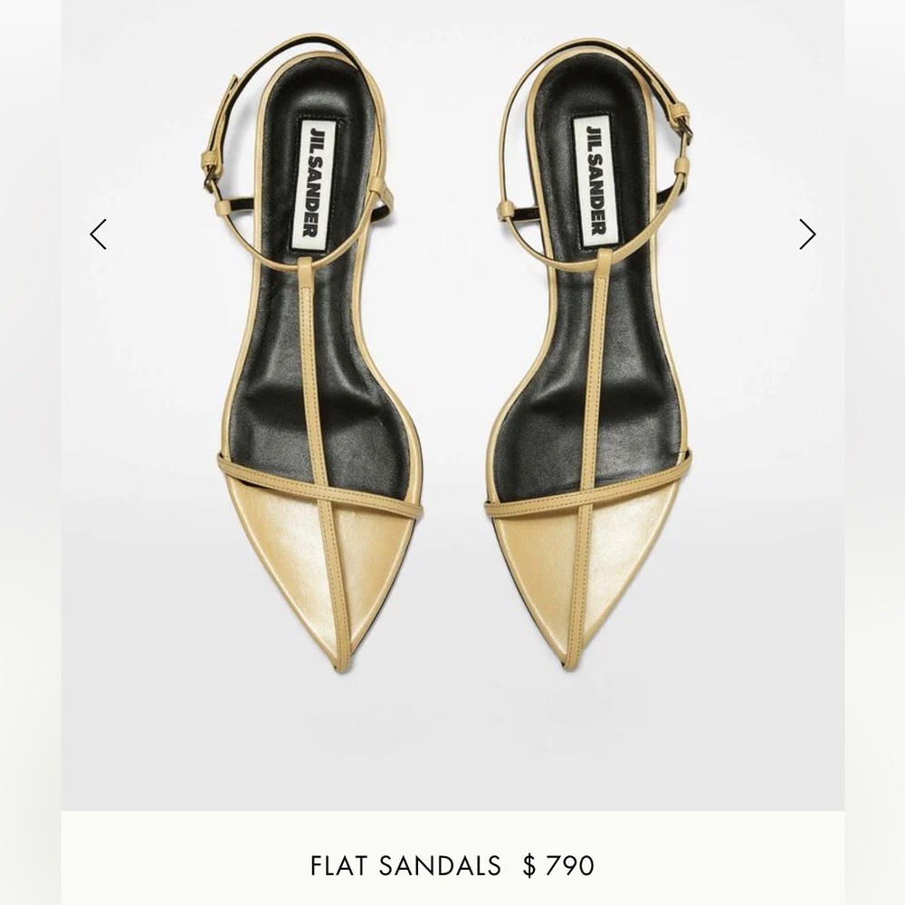 Jil Sander sandals - size 38